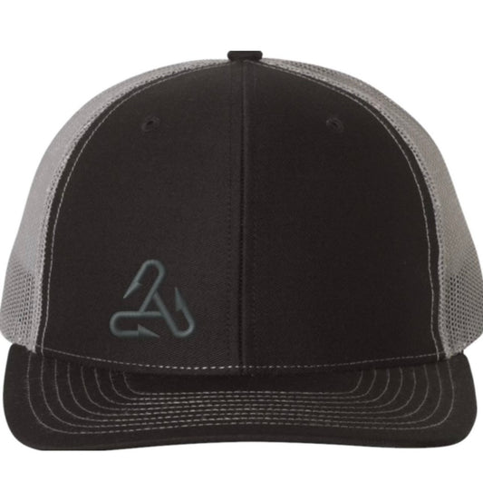 Richardson 112 Right Hand Grey Logo Hat