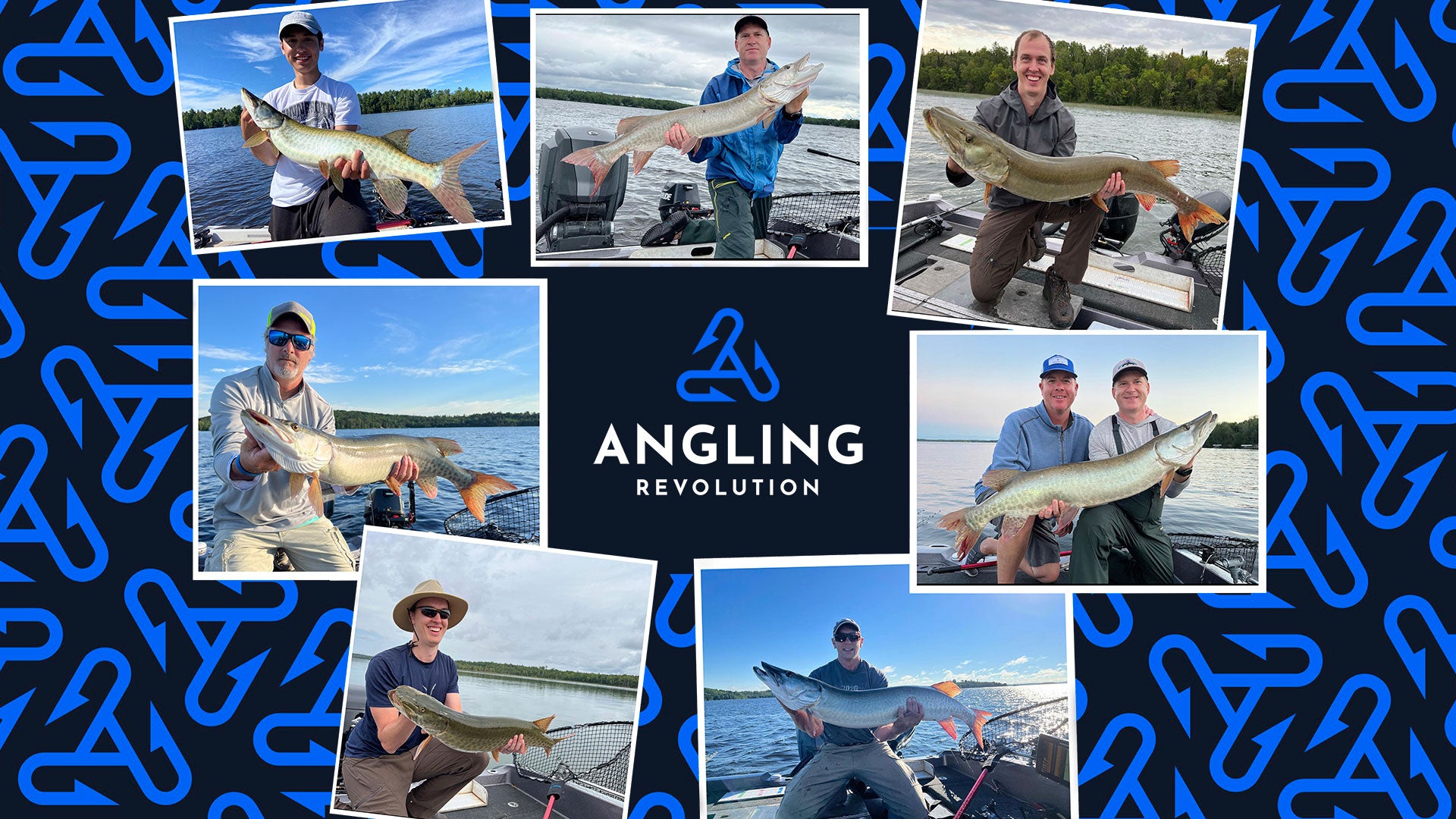 Collage of fish caught on The One